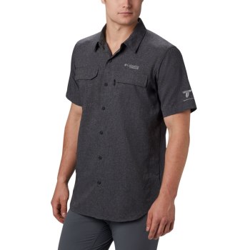 Columbia Muške Košulje - Irico Short Sleeve Crne | RNYH-75932